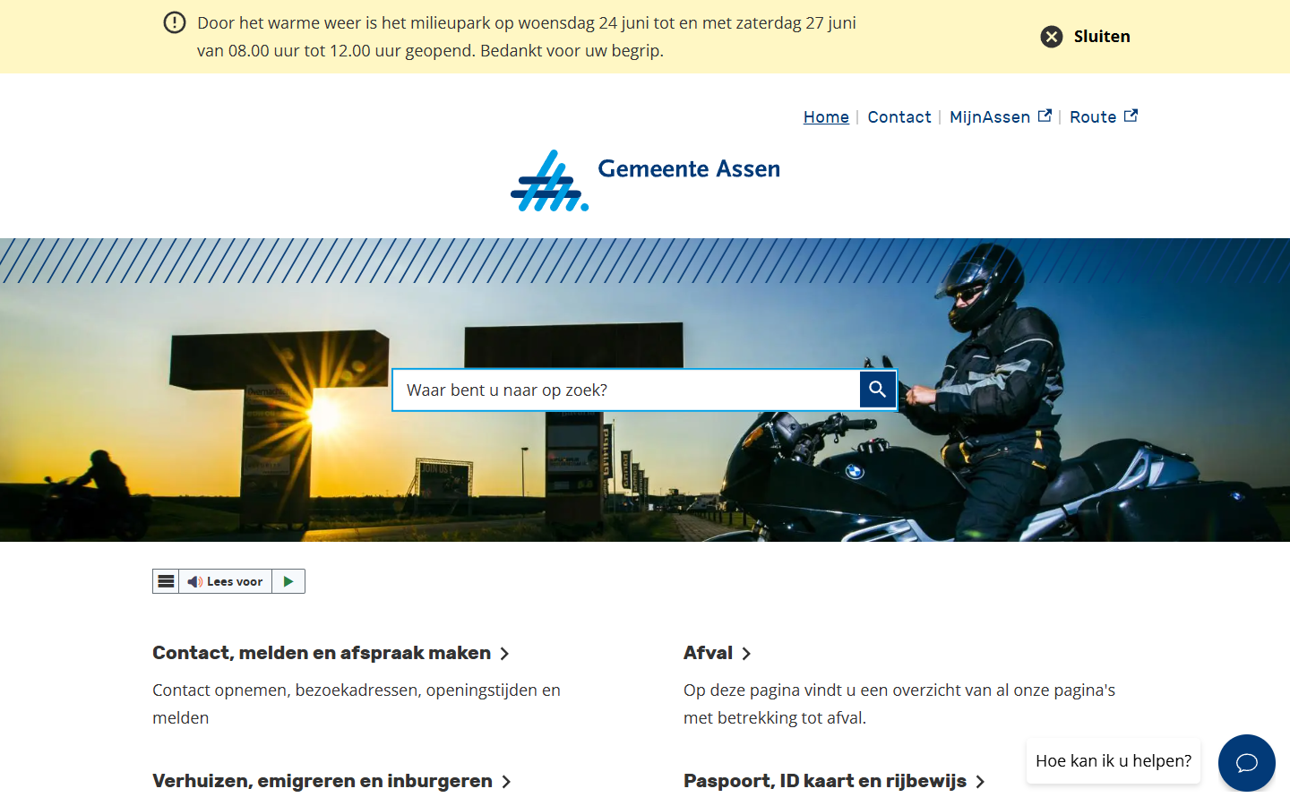 assen.nl home