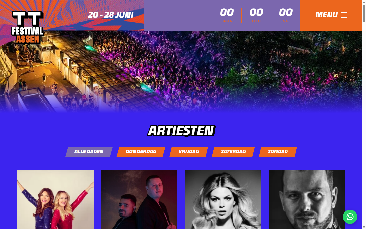 programma / artiesten